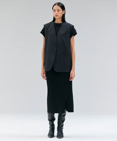 BEIGE， 【セットアップ対応・VERY 11月号掲載】ZEPHYR / ウールライクノーカラージレ