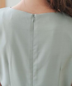 Tiaclasse 【小倉優子さん着用・洗える】フラップ付きミディアム丈フレアワンピース