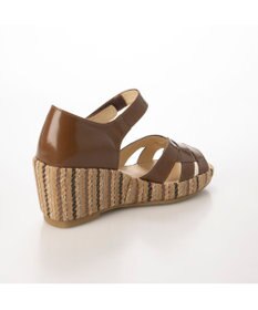 MODE ET JACOMO <D'ICI>カットワークストラップサンダル