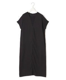 ICB 【接触冷感・UVケア・速乾・洗える】FluidBackSatin レイヤードデザインワンピース