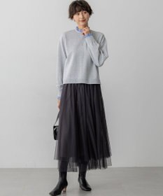 23区 S 【洗える】レイヤード チュール スカート