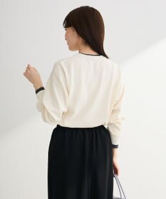 Green Parks アンチピリングレイヤード風ニットプルオーバー