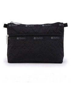 LeSportsac COSMETIC CLUTCH/ブラックハートデボス