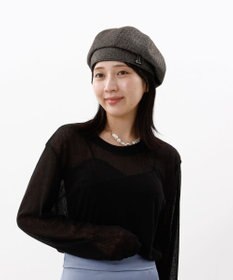 AURORA 【 LANVIN COLLECTION（ランバン コレクション） 】ラメツイードベレー