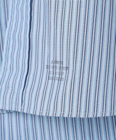 J.PRESS MEN 【WEB・一部店舗限定】コットンブロードストライプ バンドカラーシャツ