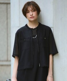 ICB サマーレノクロス ハーフスリーブジャケット ネイビー×ブラック