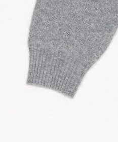 WEGO フラッフィーグラフィックジャガードニットZIPパーカー