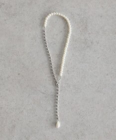 earth music&ecology パールフックボールチェーンネックレス