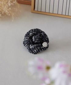 Tiaclasse フラワーツイードコサージュ