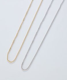 Phoebe 【金属アレルギー対応】リンキーデザインチェーンネックレス　シルバー　ニッケルフリー