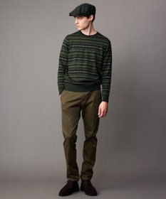 JOSEPH ABBOUD 【キングサイズ・ウェストも伸びる！/JAPANファブリック/ストレッチ】ハイパワーサテンストレッチ パンツ