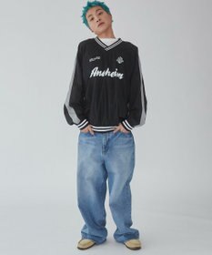 WEGO 【ユニセックス着用ITEM】ナイロングラフィックプルオーバー