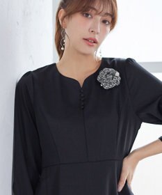 Tiaclasse フラワーツイードコサージュ