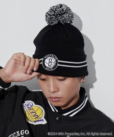 WEGO 【ユニセックス着用ITEM】別注NBA　ポンポンニットキャップ