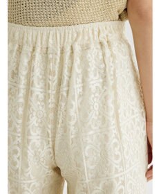 Green Parks 格子柄レースパンツ