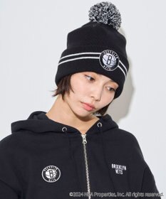 WEGO 【ユニセックス着用ITEM】別注NBA　ポンポンニットキャップ