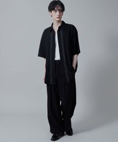 WEGO TRフラワーモチーフシャツ（S）