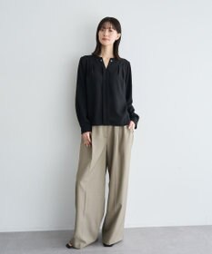 YECCA VECCA タックワイドパンツ