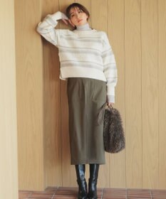 ANY パターンボーダーニット