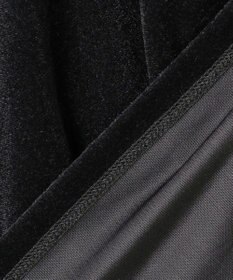 #Newans 【洗濯機可／ 前後着用可】 ギャザースリーブシアーベロアカーディガン