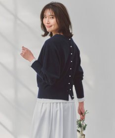 UNFILO L コットンカシミヤ クルーネックカットソー