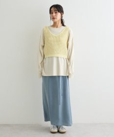 CRAFT STANDARD BOUTIQUE ワッフル編みニットベスト