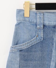 GRACE CONTINENTAL 切替ワイドデニムパンツ