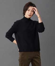 J.PRESS LADIES L 【洗える】CASHBIT ハイネック ニット