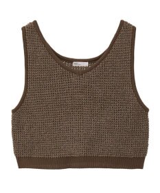 CRAFT STANDARD BOUTIQUE ワッフル編みニットベスト