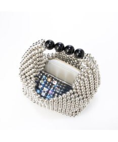 UNBILLION カシュカシュ cachecache / シルバービーズ手提げバッグ