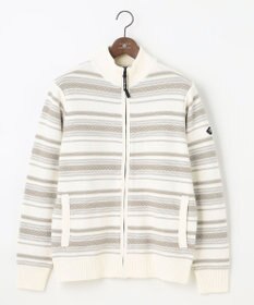 JOSEPH ABBOUD MOUNTAIN 【UNISEX】ジャガード柄 ZIPニット アウター