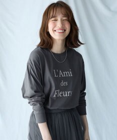 ANY 【洗濯機可】フロッキーロゴロングＴシャツ