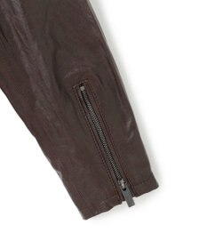 JOSEPH HOMME 【洗い加工】シュリンクエアレザー 　シングルライダースジャケット