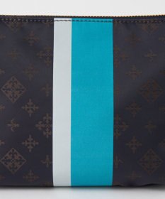 russet ラインプリントポーチ M(Z-226)