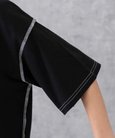 WEGO アウトステッチグラフィックショートT