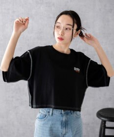 WEGO アウトステッチグラフィックショートT