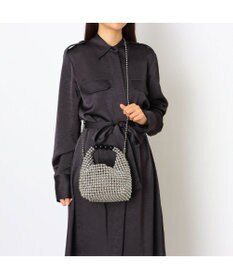 UNBILLION カシュカシュ cachecache / シルバービーズ手提げバッグ