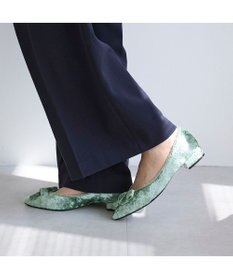 MODE ET JACOMO <carino>ベルベットリボンパンプス