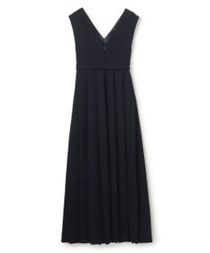 uncrave ウォッシャブルダブルクロス プリーツオールインワン