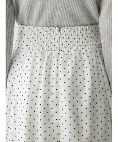 Green Parks AnriettMusee ドットフレアーロングスカート