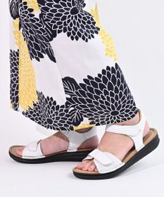 Pointer 本革 甲幅調整 超軽量マジックテープ付きサンダル