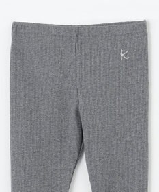 組曲 KIDS 【90-160㎝】【10分丈】テレコフリル レギンス