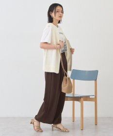 AMERICAN HOLIC ダブルZIPシャギーニットベスト