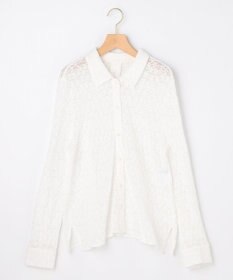 組曲 【WEB限定】フラワーチュールブラウスライク カットソー