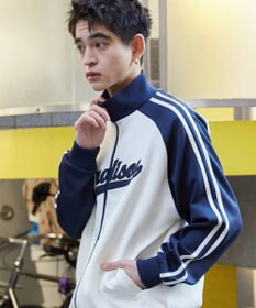 WEGO 【ユニセックス着用ITEM】ラグランライントラックジャケット