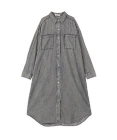 Green Parks シアーデニムシャツワンピース