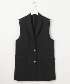 自由区 S 【セットアップ対応・洗える】LIPストレッチテーラード ジレ