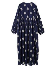 CRAFT STANDARD BOUTIQUE インド綿混フラワーモチーフワンピース