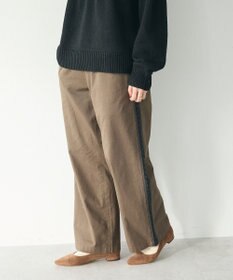 CRAFT STANDARD BOUTIQUE 刺繍ライン入ツイルパンツ