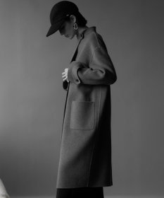 23区 【VERY掲載】MANTECOPureリバー スタンドカラーコート